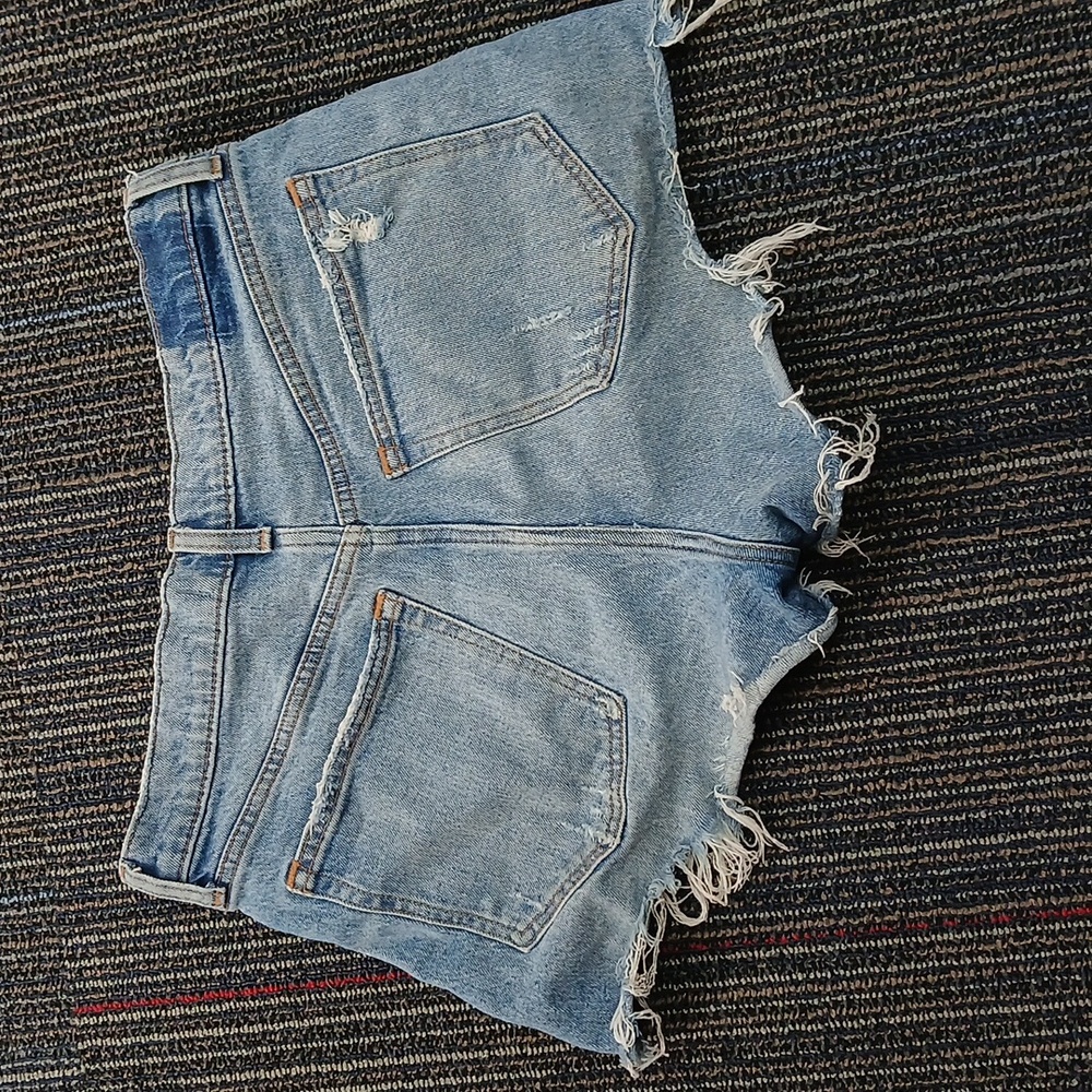 Abercrombie & Fitch high rise mom shorts Size 6 - Picture 5 of 6
